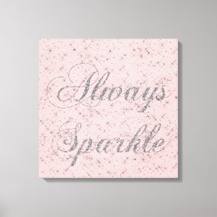 Toile Parties scintillant en argent étincelante