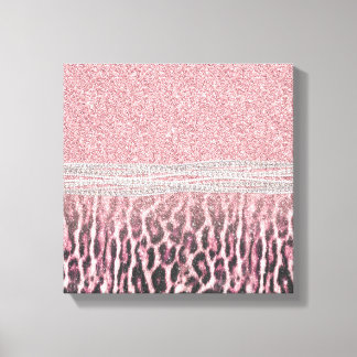 Toile Parties scintillant poster de animal Chic Girly Ro