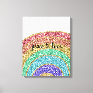 Toile Parties scintillant Sparkle Gold Rainbow