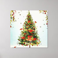 Parties scintillant Winter Deer Forest Rose Floral