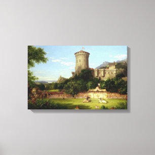 Toile Passé glorieux (Château Médiéval et Chevaliers Jou