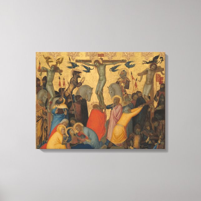 Toile Passion de Jésus Christ Crucifixion Peinture (Recto)