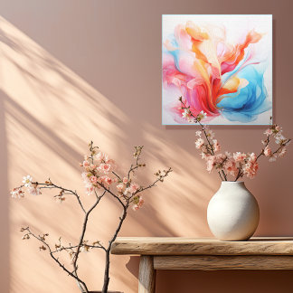 Toile Pastel abstrait 4 de 4