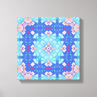 Pastel Blues Serenity Abstract Home Wall Art