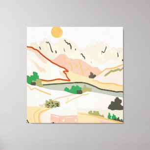 Toile Pastel Journey