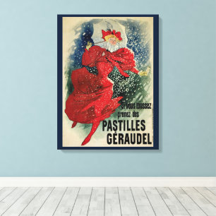 Toile Pastilles Geraudel Art Nouveau vintage pour la tou