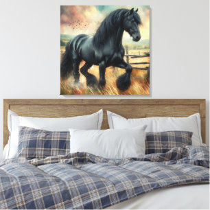 Toile Pâte de Cheval Frésilien Noir clôtures rustiques