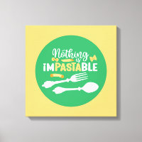 Pâtes amusantes Pun alimentaire Pastel Typographie