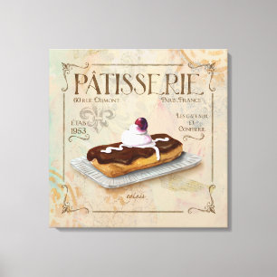 Toile Pâtisserie III Décor Mur