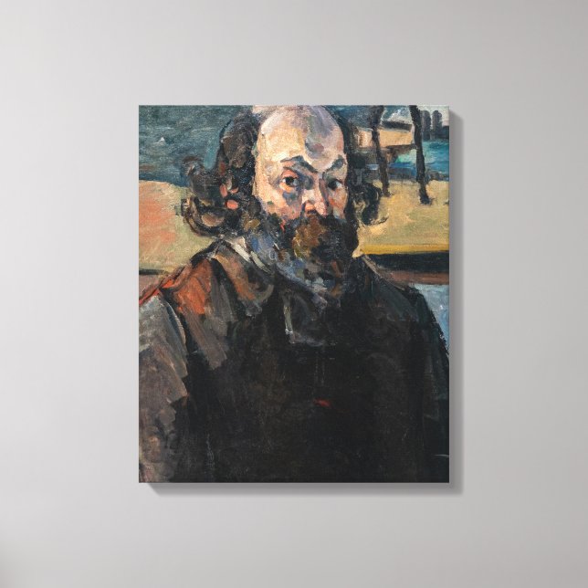 Toile Paul Cezanne - Autoportrait (Recto)