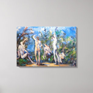 Toile Paul Cezanne - Cinq Bathères