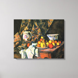 Toile Paul Cezanne - la vie toujours avec des pommes et