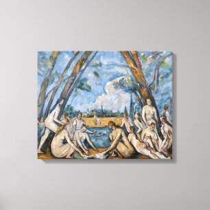 Toile Paul Cezanne - Les Grandes Baignoires