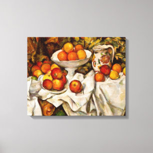 Toile Paul Cezanne Pommes Oranges Impressionnisme