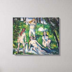 Toile Paul Cezanne - Quatre Baigneuses