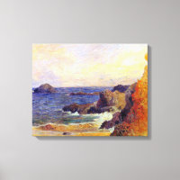 Paul Gauguin - Côte rocheuse Peinture d'art fin