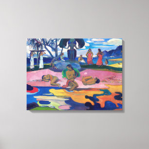 Toile Paul Gauguin - Jour de la déesse / Mahana no atua