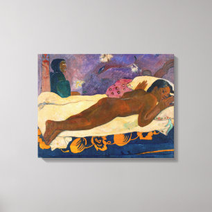 Toile Paul Gauguin - L'Esprit des morts à regarder