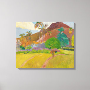 Toile Paul Gauguin - Paysage tahitien