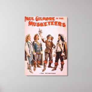 Toile Paul Gilmore dans les mousquetaires théâtraux