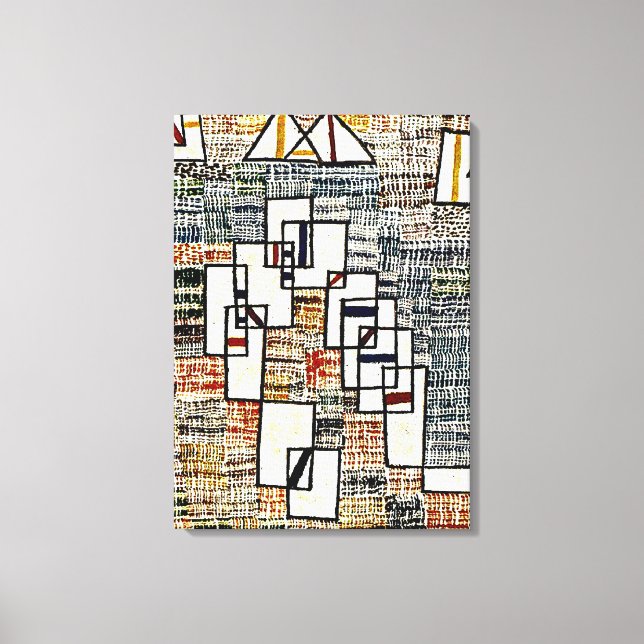 Toile Paul Klee art - Côte de Provence (Recto)