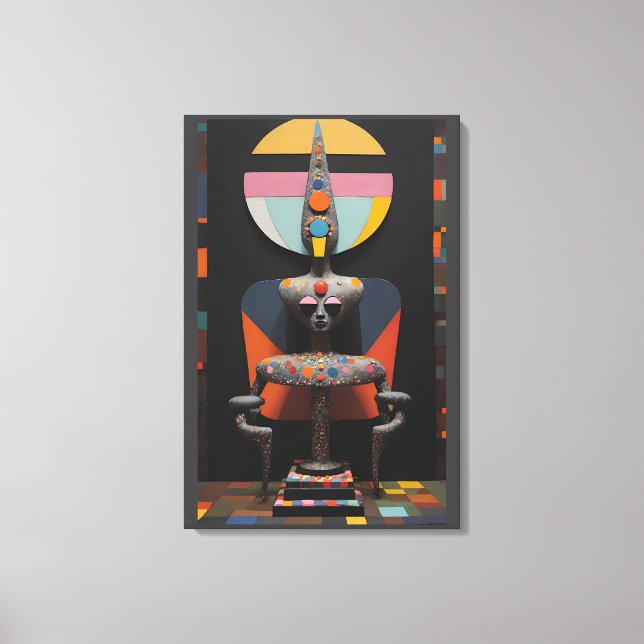 Toile Paul Klee Sat Here (Recto)