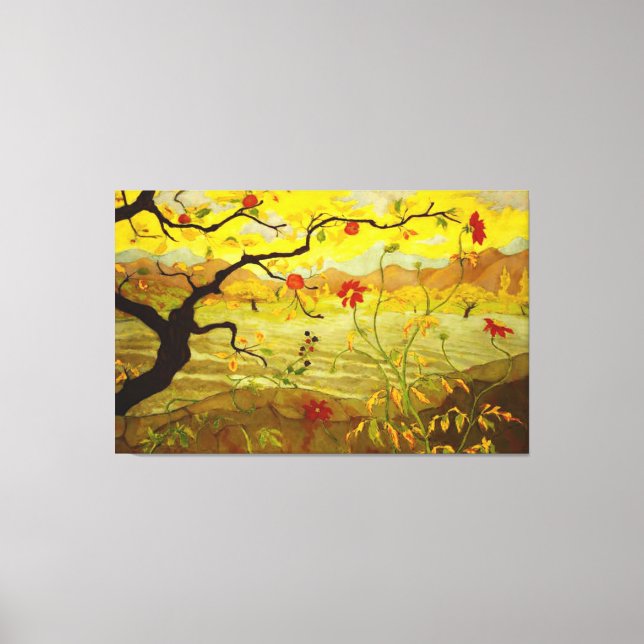 Toile Paul Ranson / Apple Tree with Red Fruit c.1902 / (Recto)