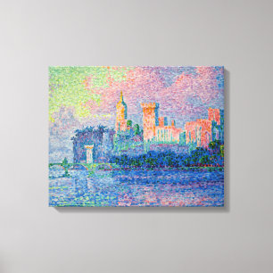 Toile Paul Signac - Le Palais Pape, Avignon