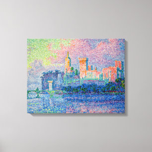 Toile Paul Signac - Le Palais Pape, Avignon