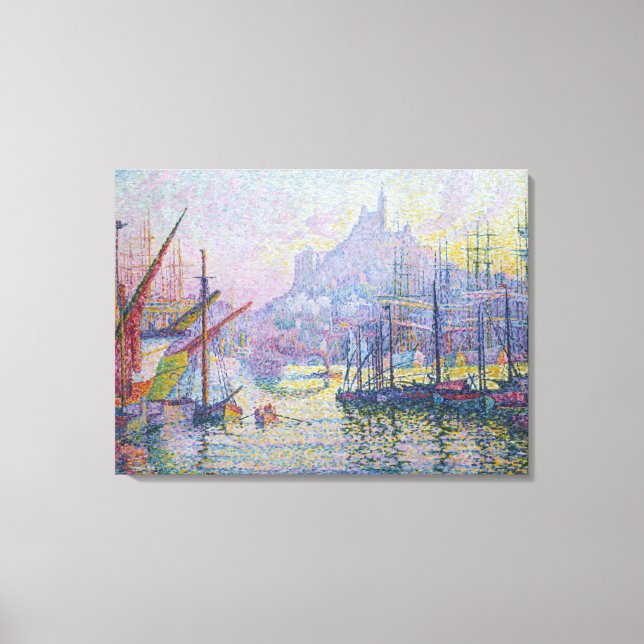 Toile Paul Signac - Notre-Dame de la Garde, Marseille (Recto)