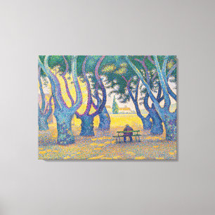 Toile Paul Signac - Place des Lices, Saint-Tropez
