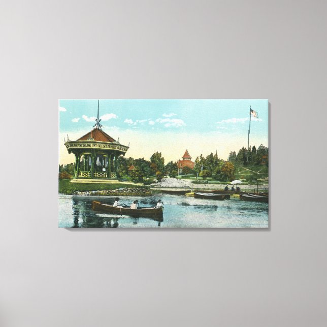 Toile Pavillon de musique Lagoonland (Recto)