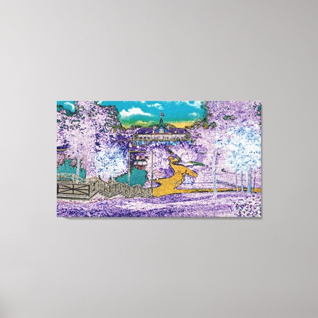 Toile PAVILLON ELGIN ILLINOIS LORDS PARK 1920'S Pâques (Recto)