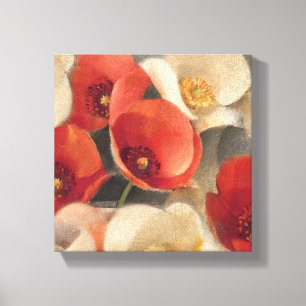 Toile Pavots en pleine floraison