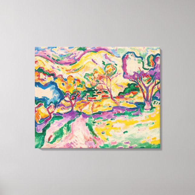 Toile Paysage à La Ciotat | Georges Braque | (Recto)