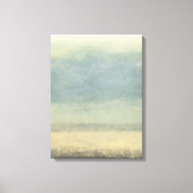 Toile Paysage Abstrait avec ciel couvert (Recto)