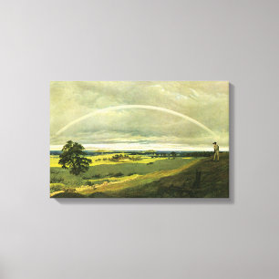 Toile Paysage avec arc-en-ciel (par Caspar David Friedri