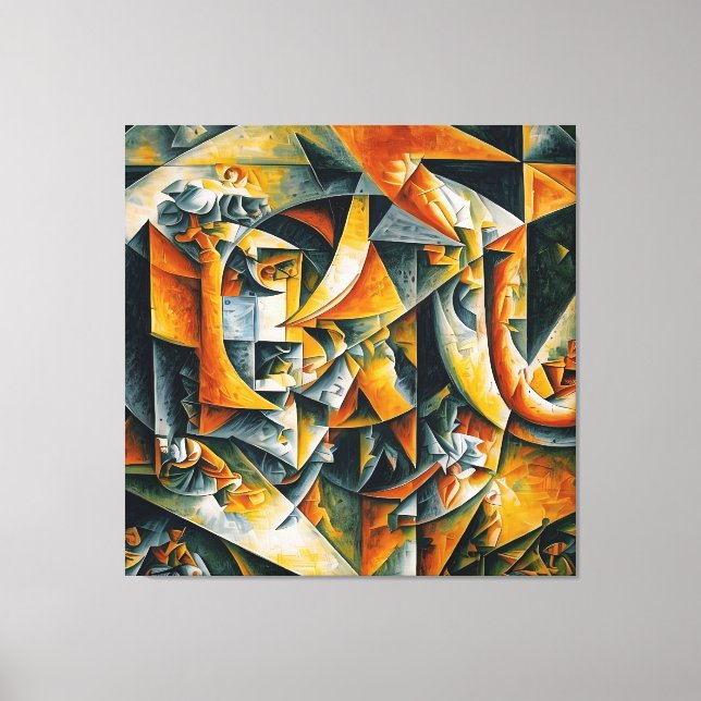 Toile paysage cubique 2 (Recto)