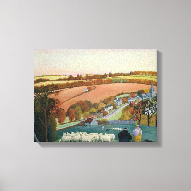 Toile Paysage d'automne (Recto)