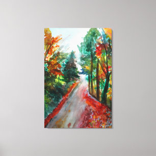Toile Paysage d'automne unique