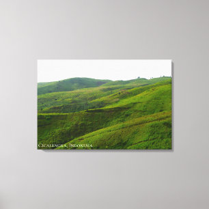 Toile Paysage de colline verte Photographie de paysage n