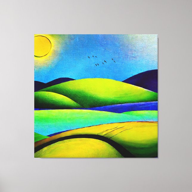 Toile Paysage de Green Hills (Recto)