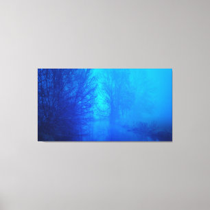 Toile Paysage de l'Imaginaire de la forêt bleue