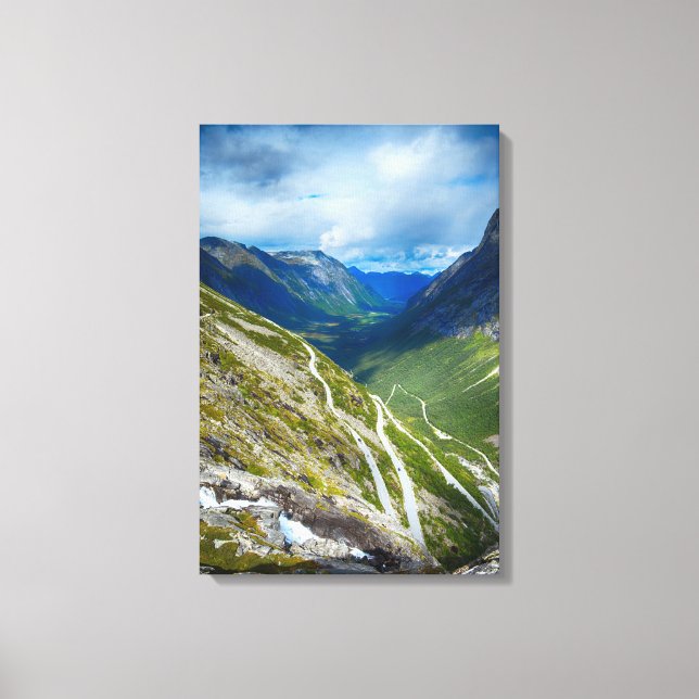 Toile Paysage de Norvège (Recto)