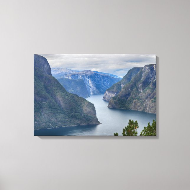 Toile Paysage de Norvège (Recto)