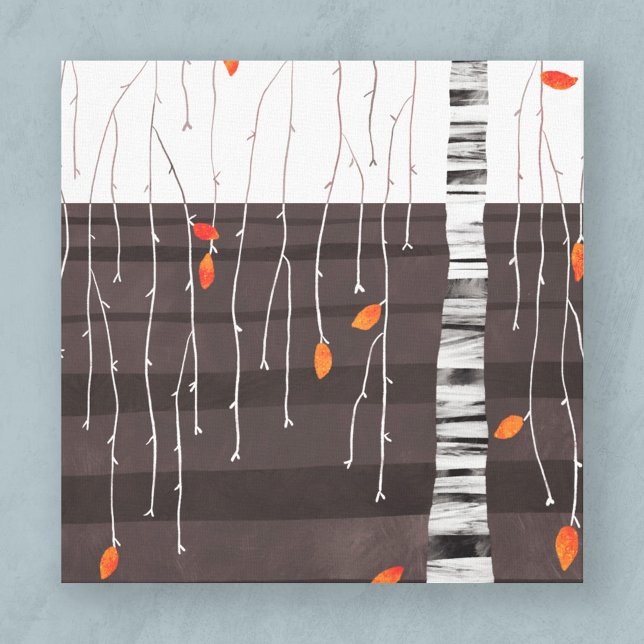 Toile Paysage d'hiver Art Arbre (Créateur téléchargé)