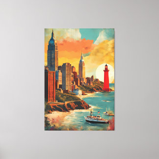 Toile Paysage du Golden Harbor