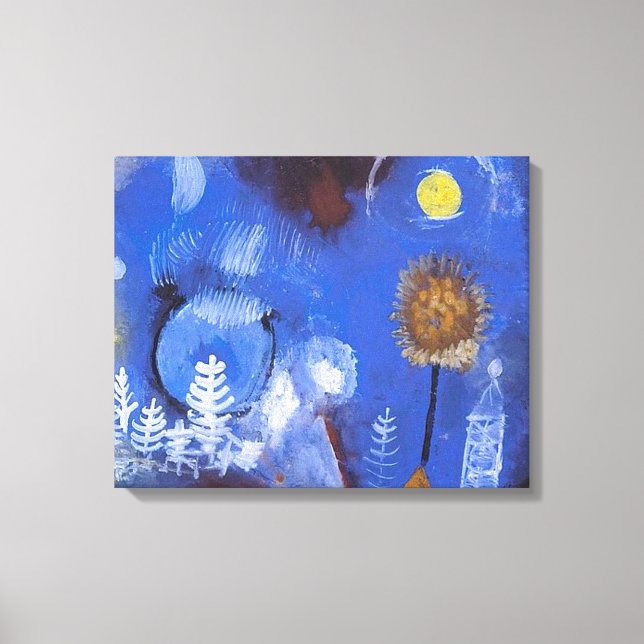 Toile "Paysage du passé" par Paul Klee (Recto)