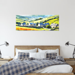 Toile Paysage étendu "Hearthdale" Scène Yorkshire Dales