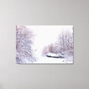 Toile Paysage hivernal